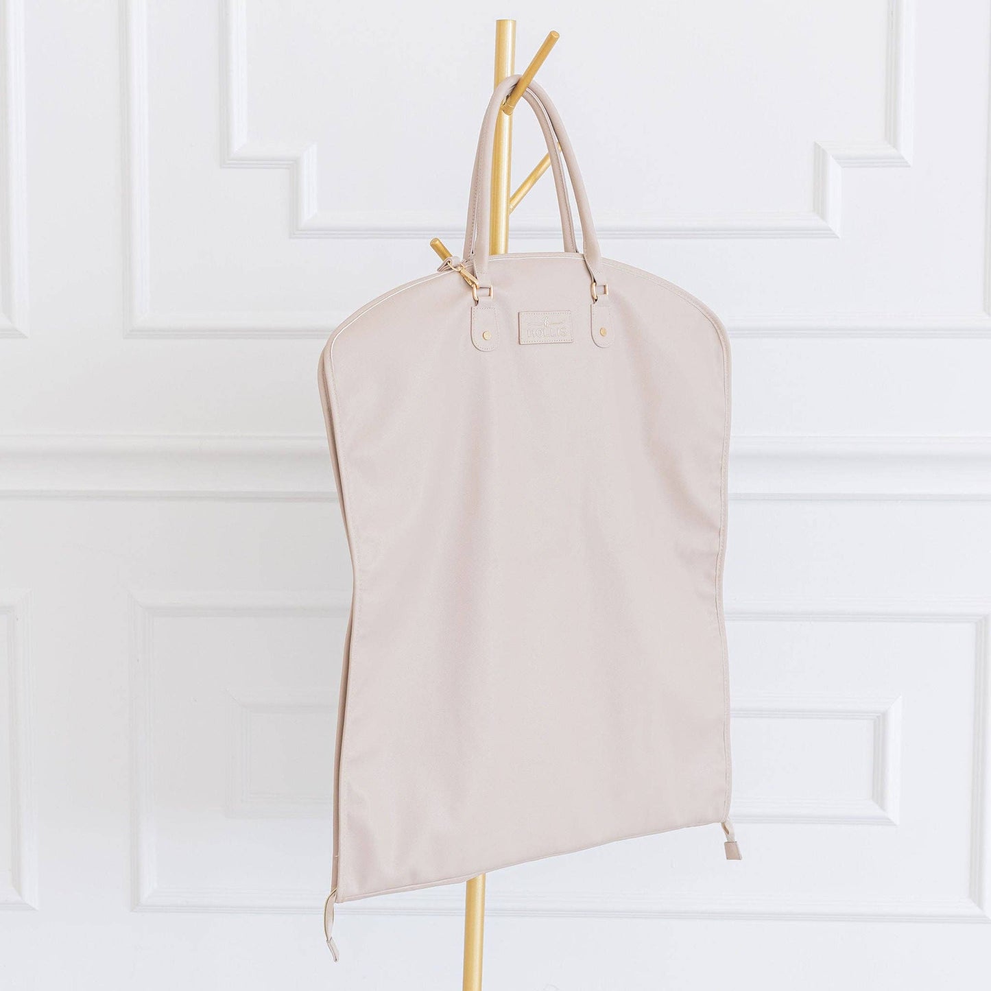 Glam Garment Bag: Metallic Mocha