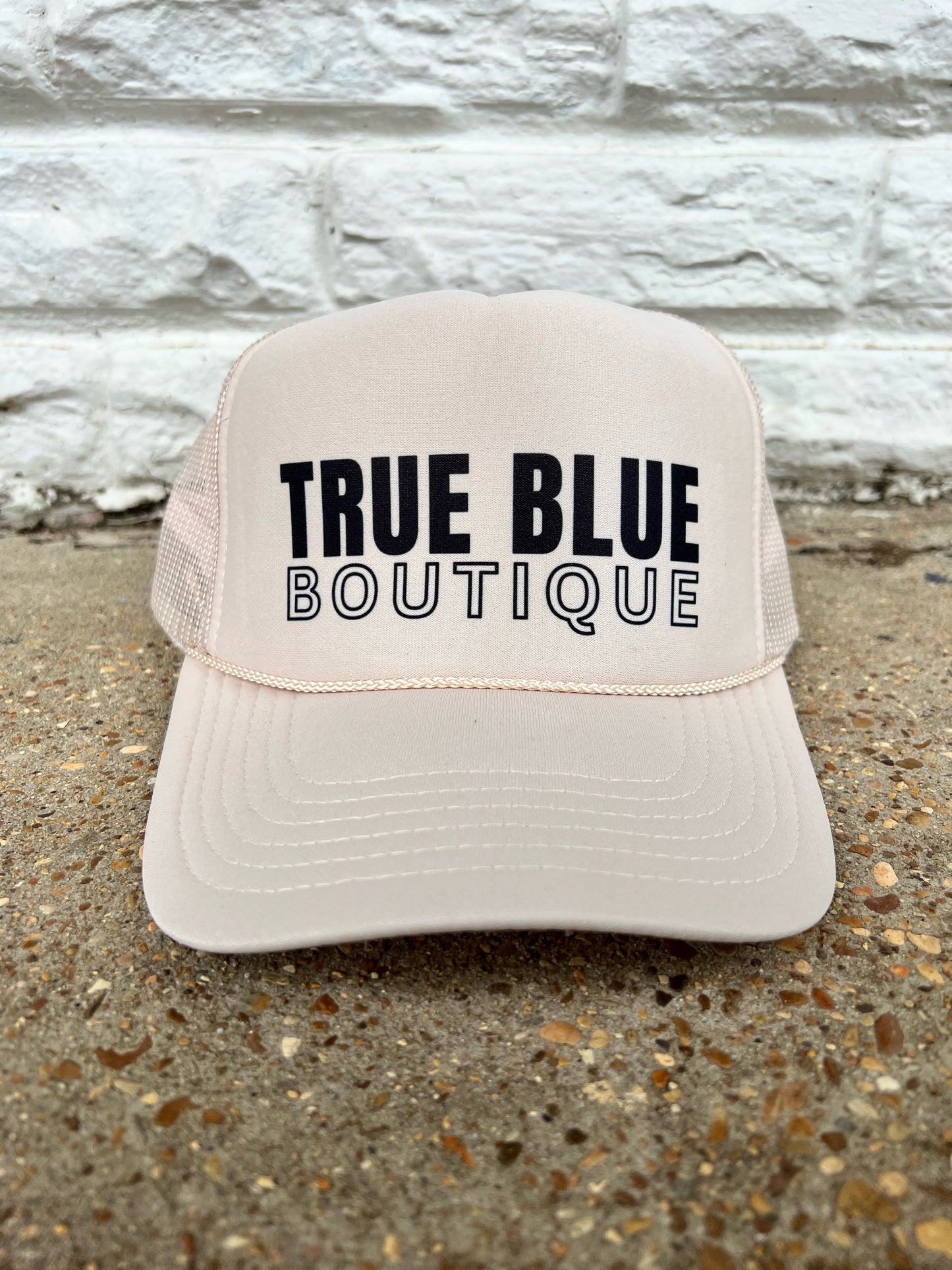 Champagne True Blue Trucker Hat