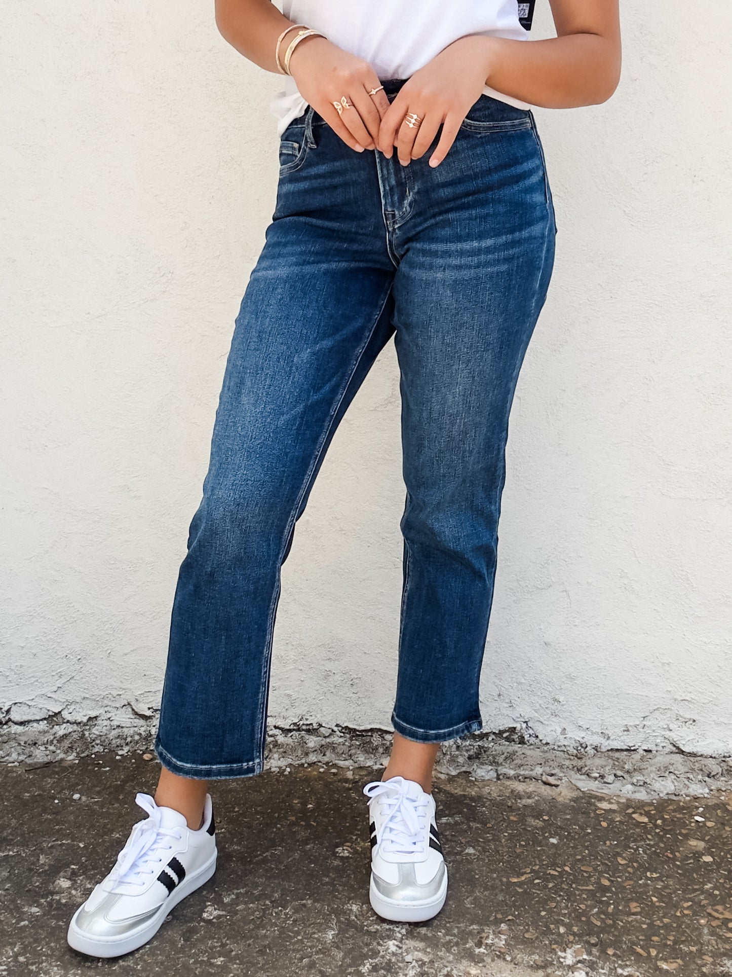 Leanna High Rise Straight Leg Jeans