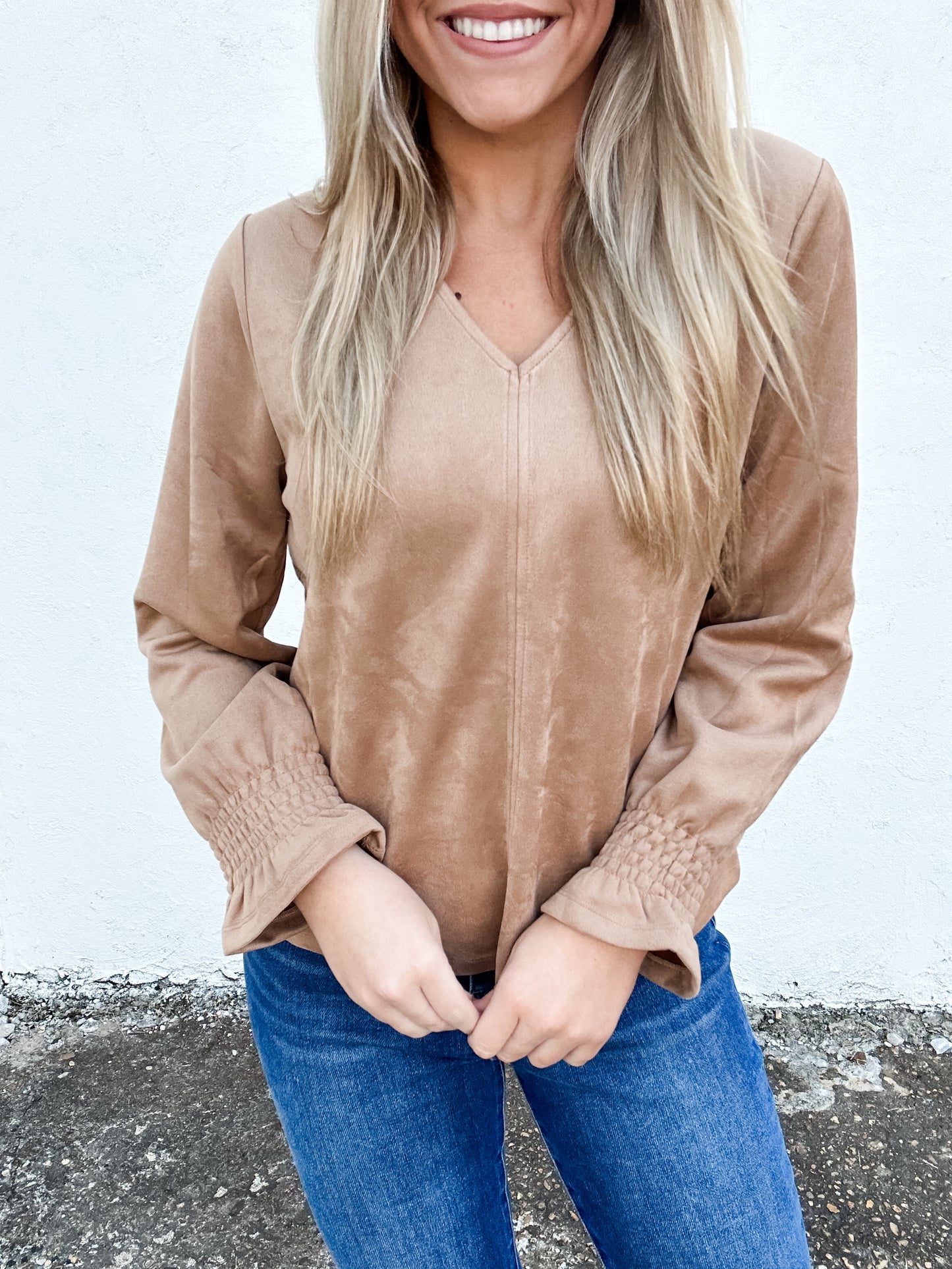 Coming Up Suede Top