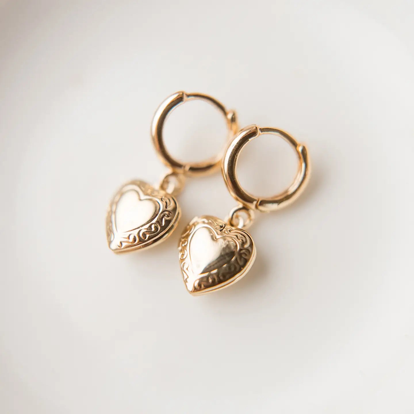 Heart Locket Earrings