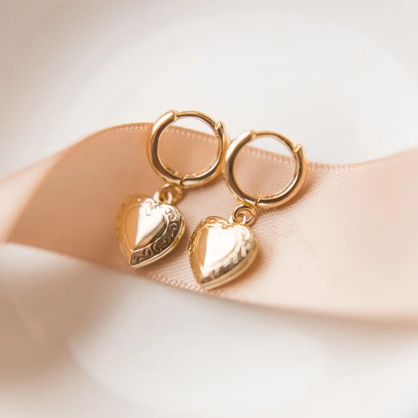 Heart Locket Earrings