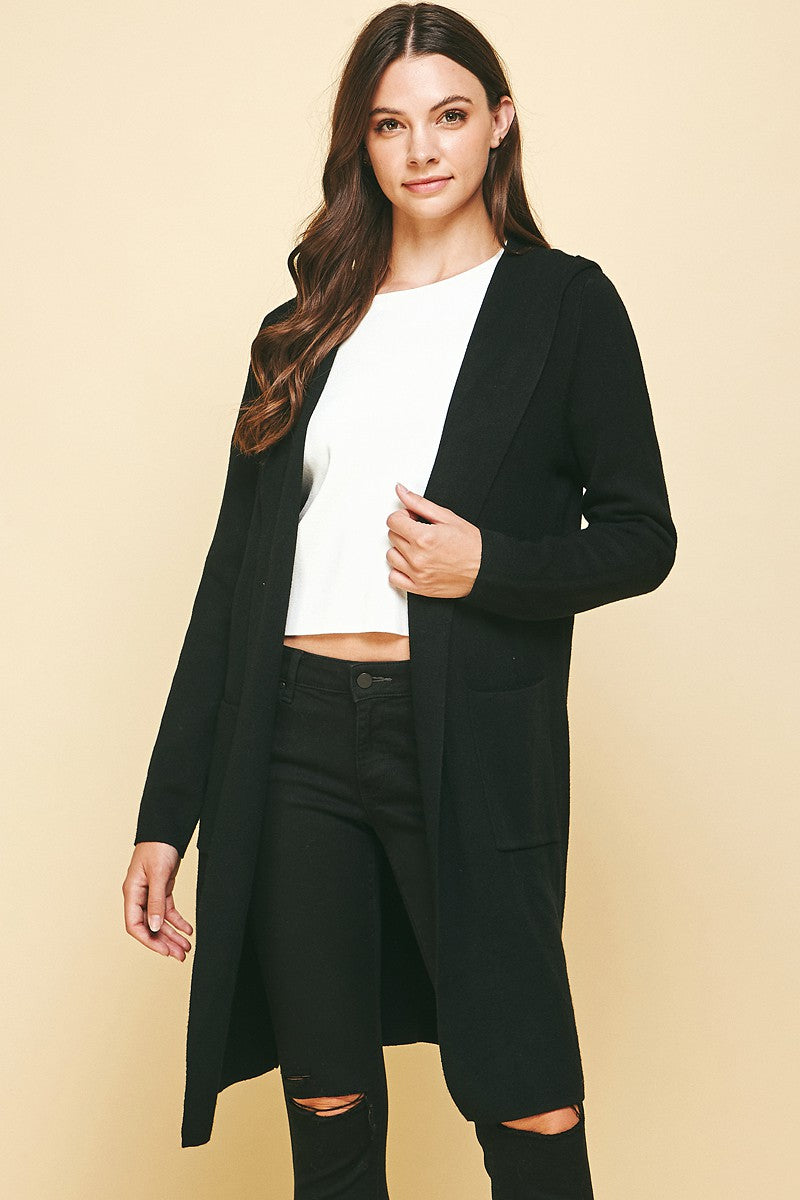 Always Open Cardigan Black