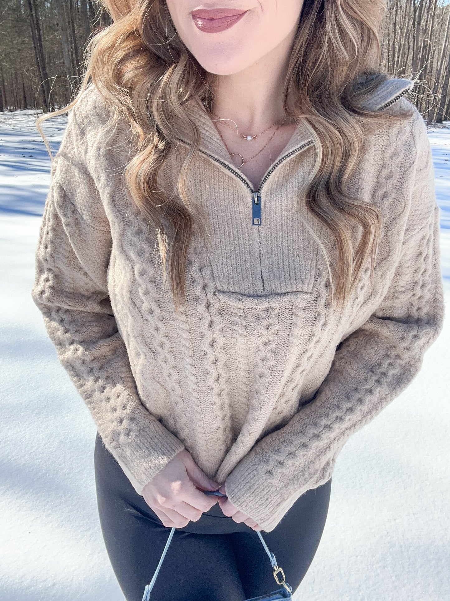 Irish Cream Sweater