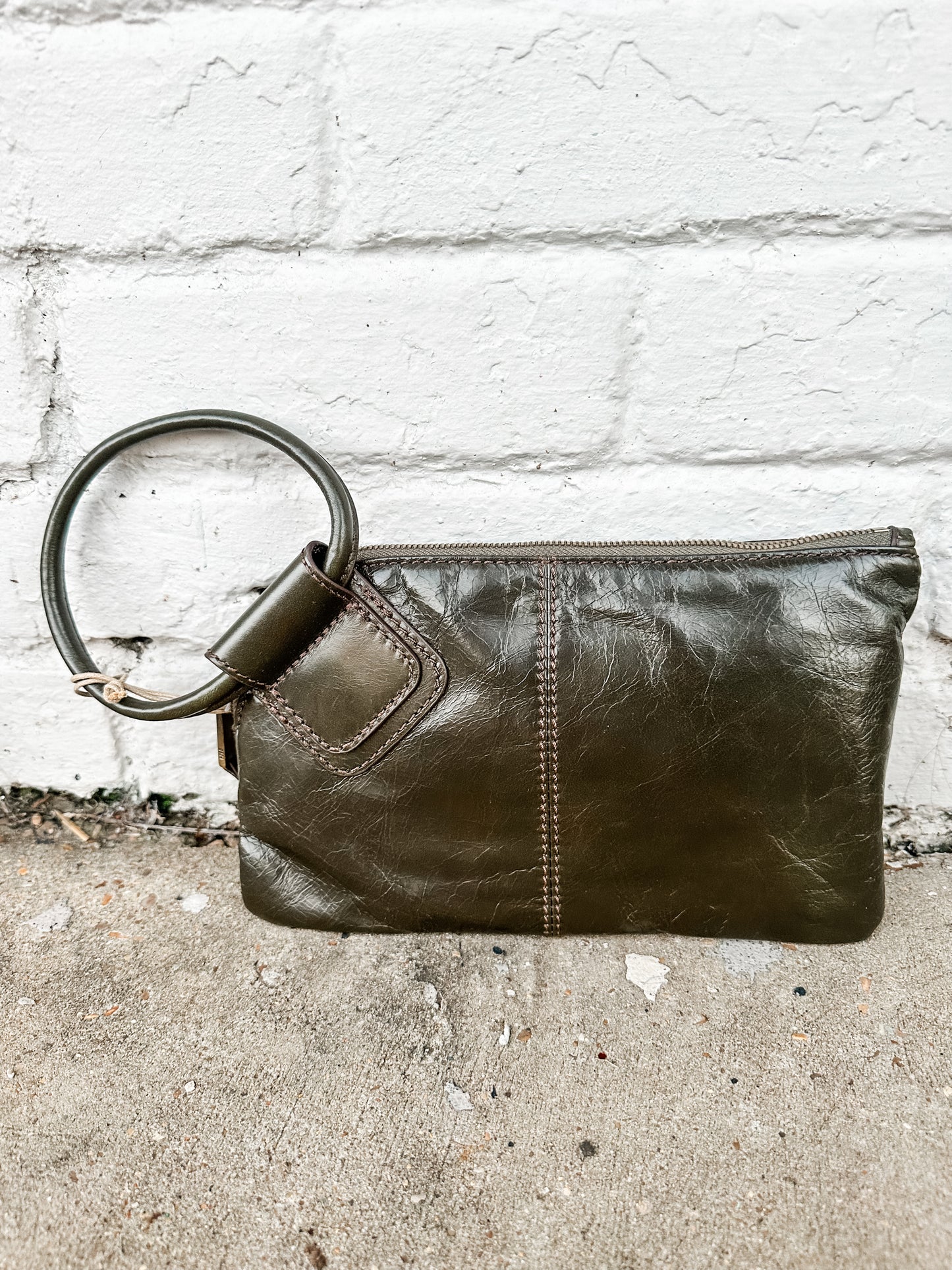 Sable Clutch/Wristlet Deep Moss