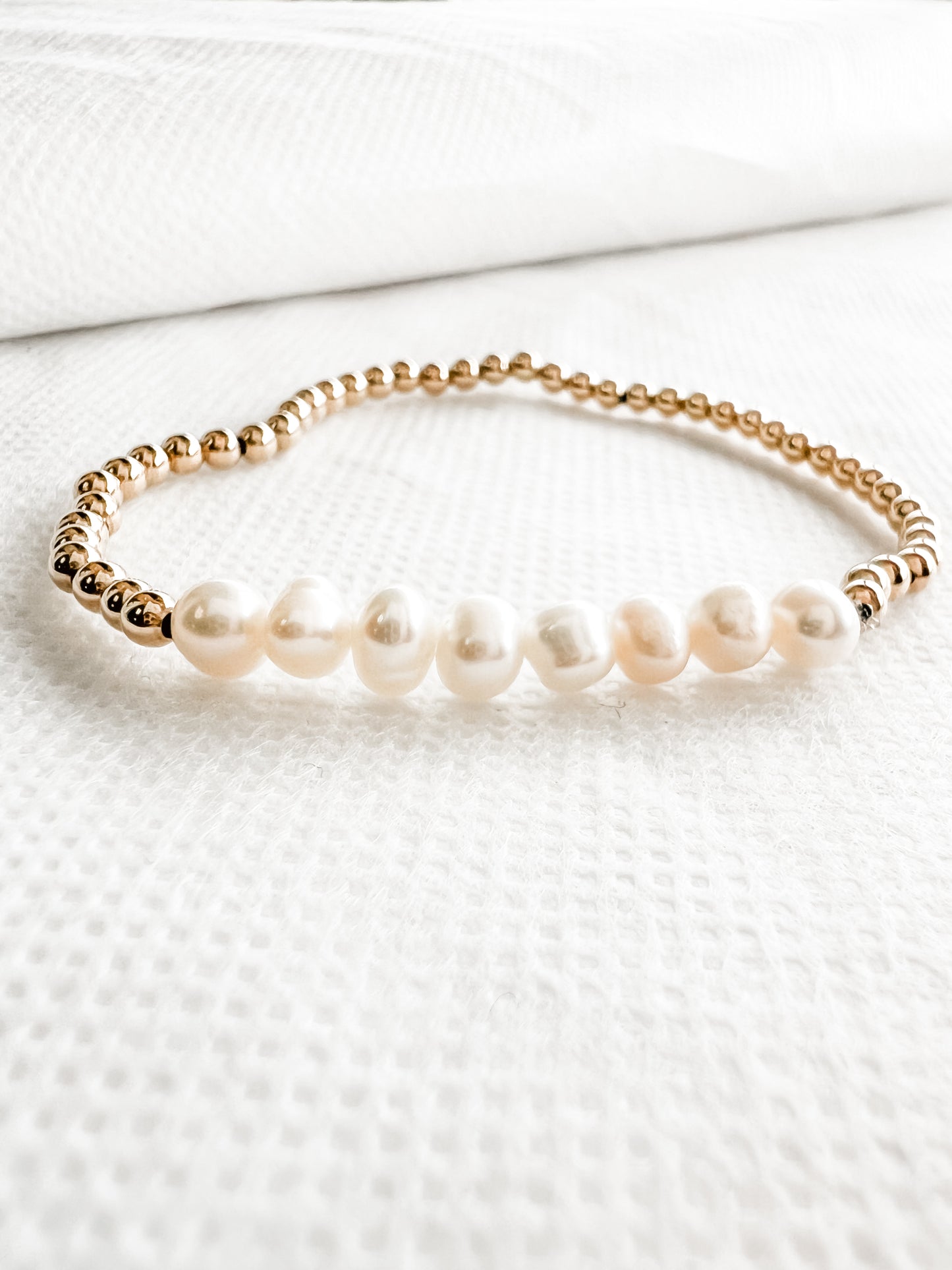 Fresh Water Pearl Bar Bracelet