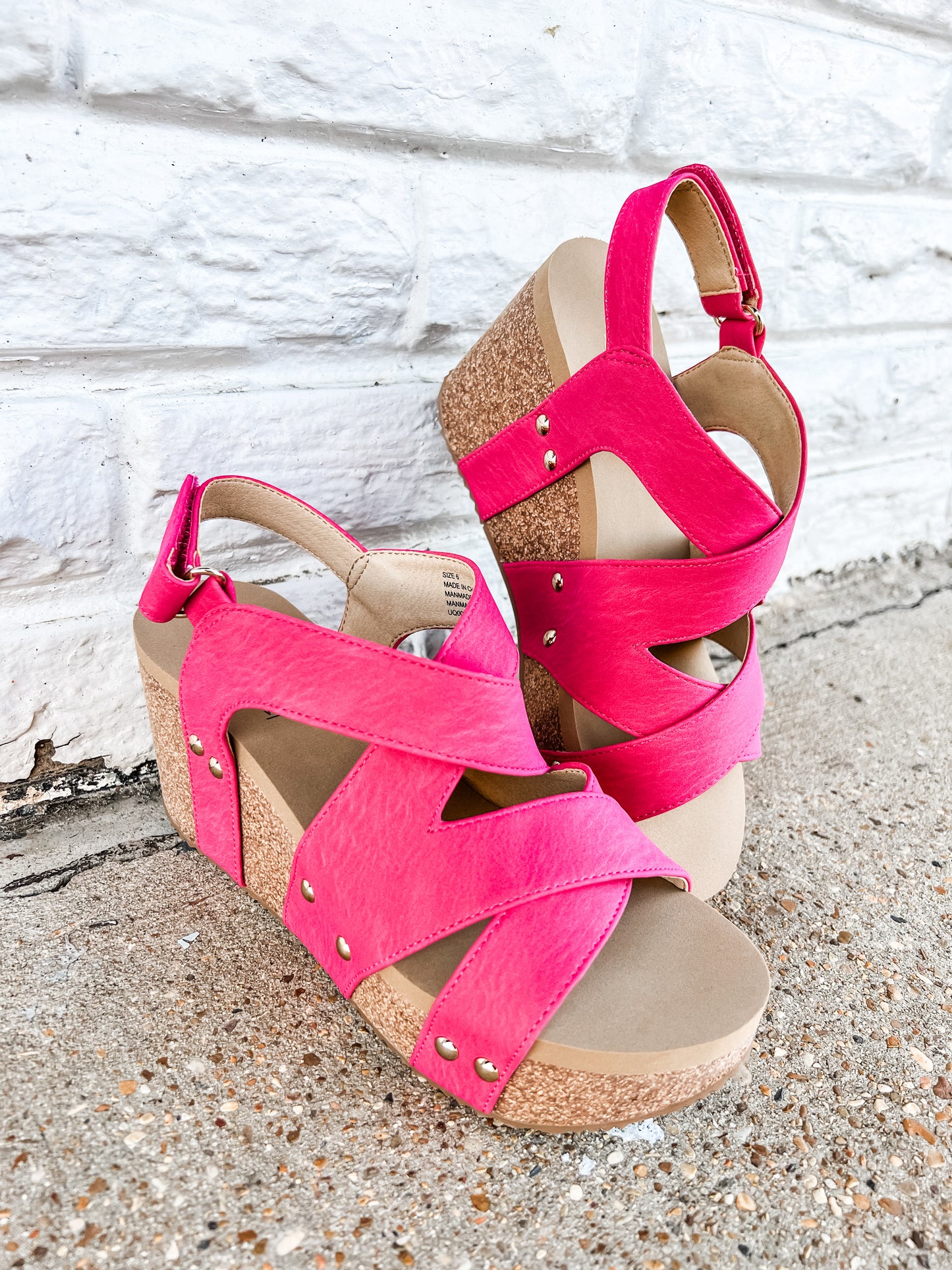 Tory Sandal Fuchsia