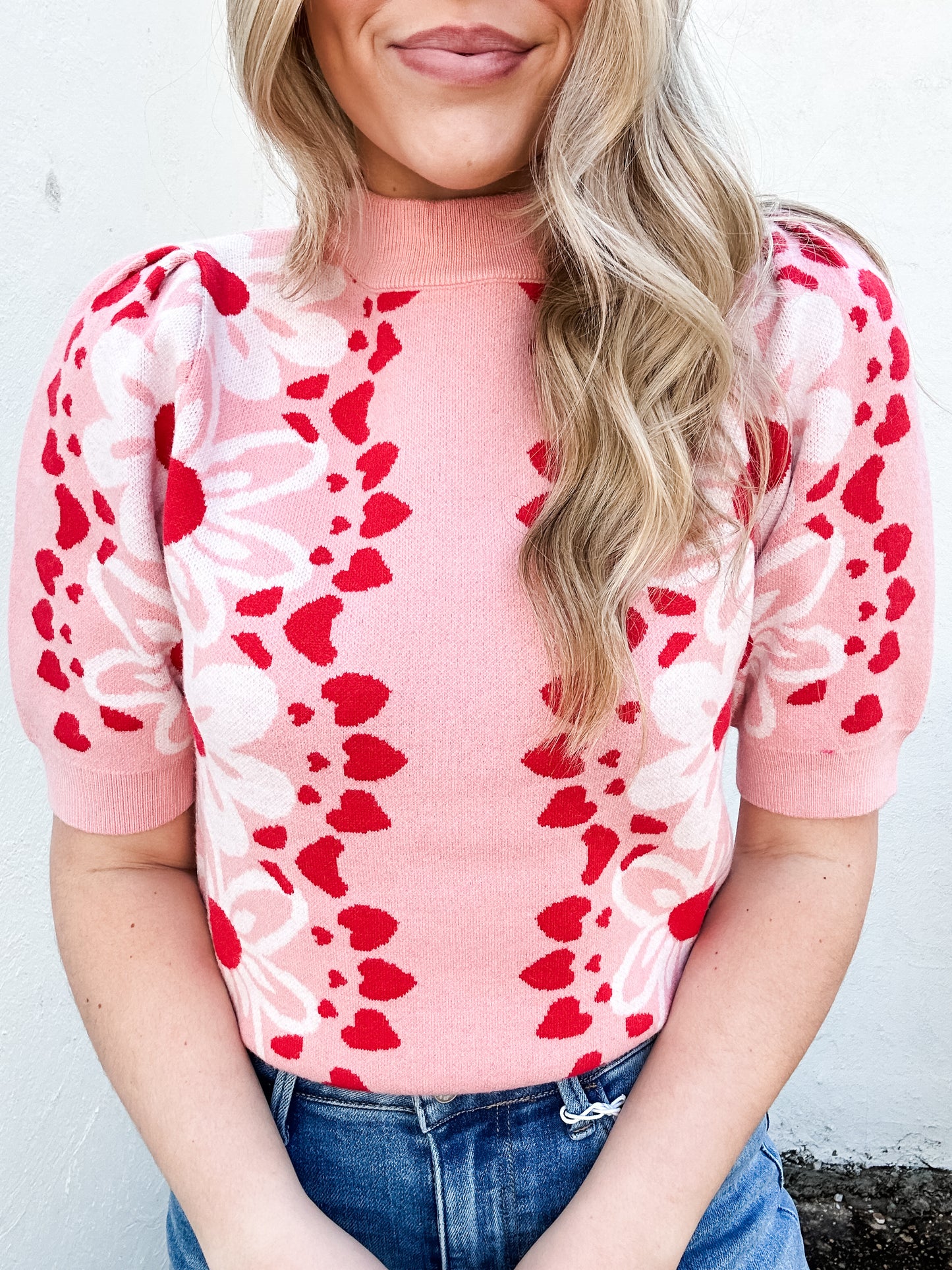 Hearts and Flowers Sweater