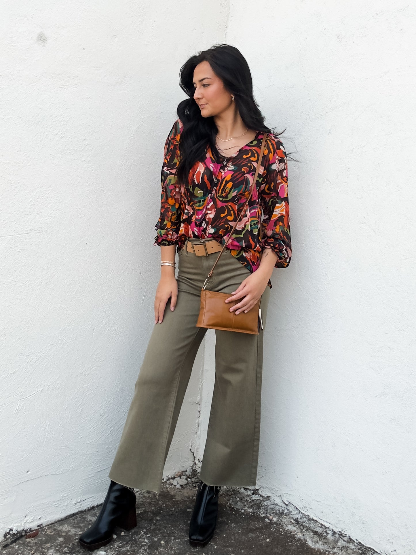 Matcha Wide Leg Jeans