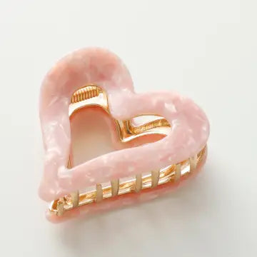 Juliette Heart Metal Claw Clip