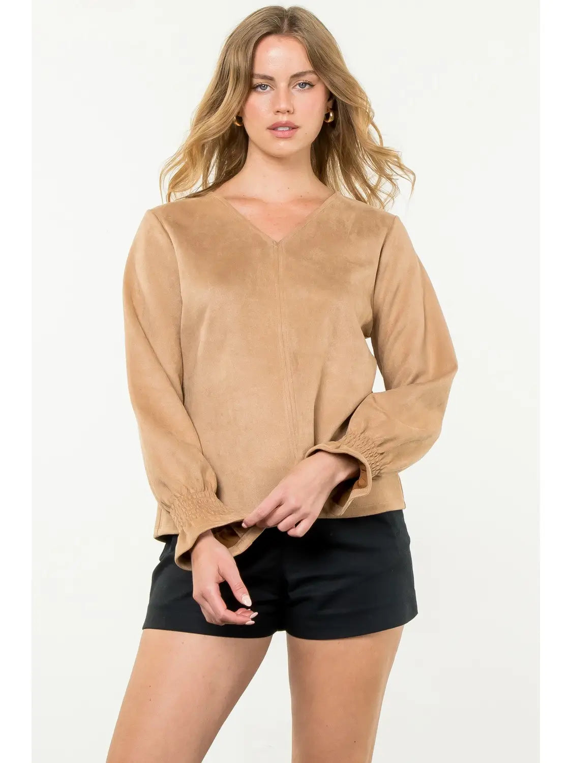 Coming Up Suede Top