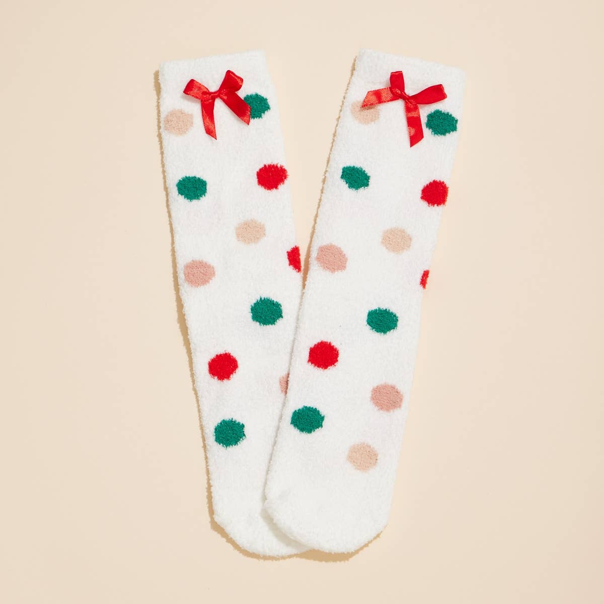 Christmas Fuzzy Socks Santa Set