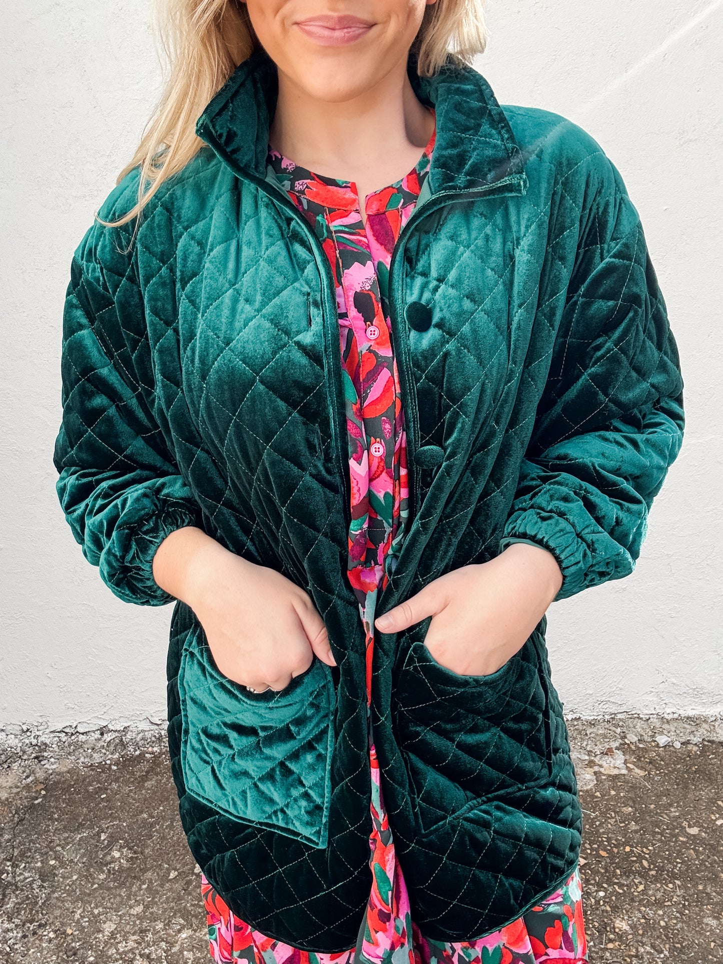 Emerald City Velvet Coat