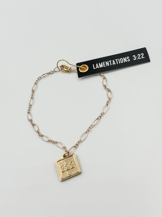 Lamentations 3:22 Bracelet