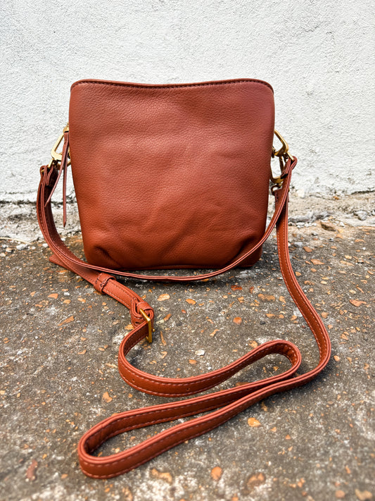 Starr Convertible Shoulder Bag Rust