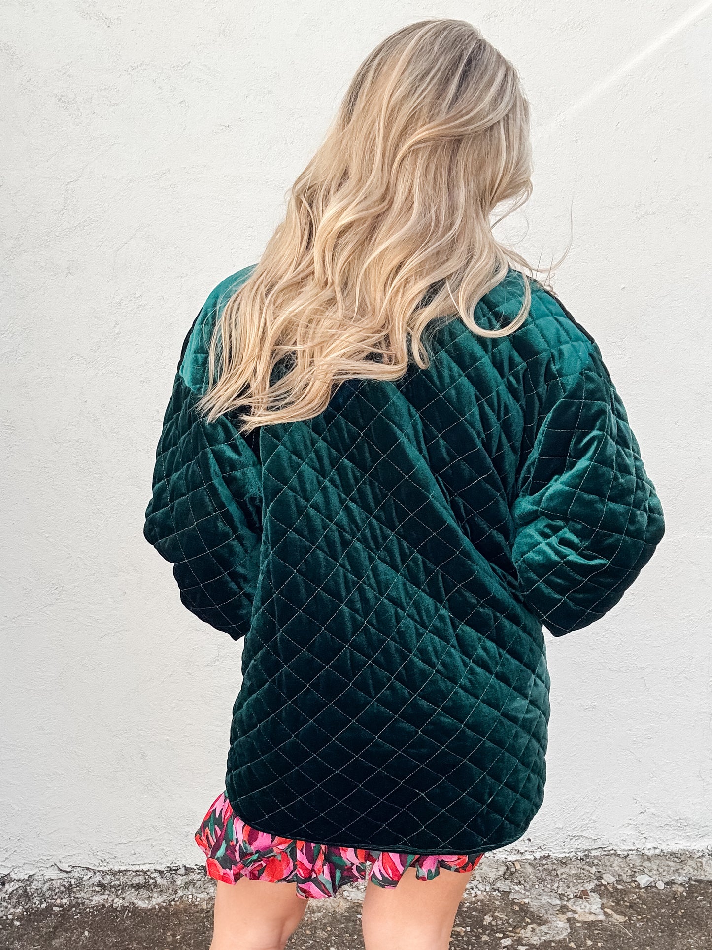 Emerald City Velvet Coat