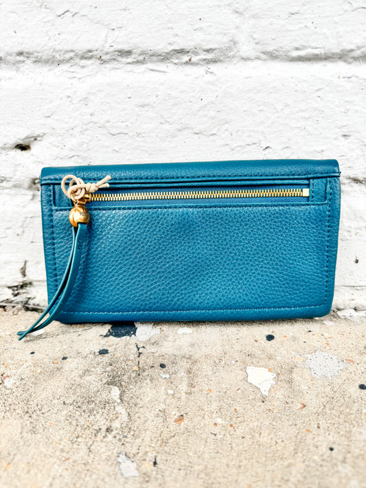 Lumen Continental Wallet Midnight Teal