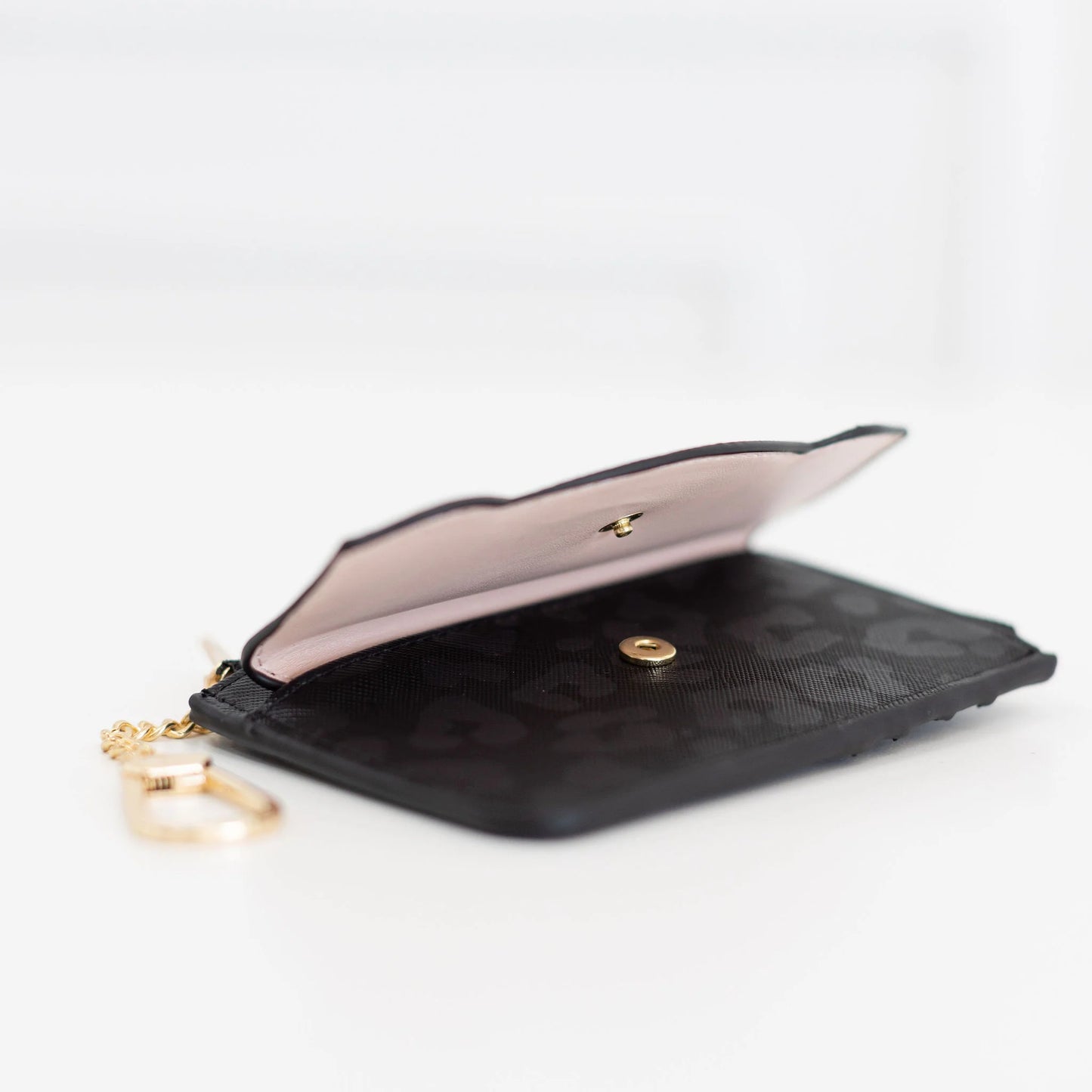 COCO Card Holder Black Leopard