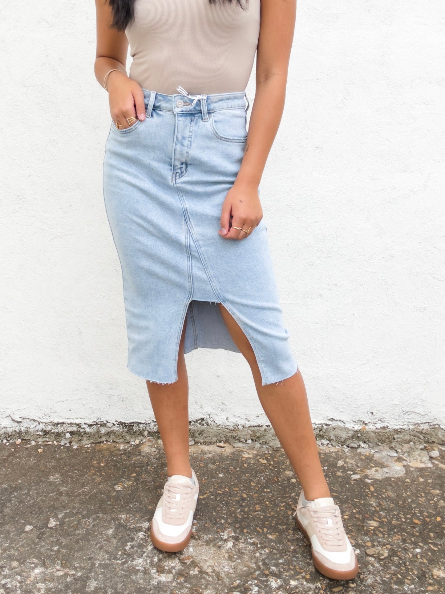 Debby Stretch Denim Skirt