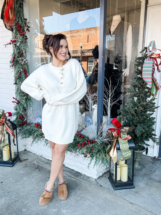 Save the Date Sweater Dress