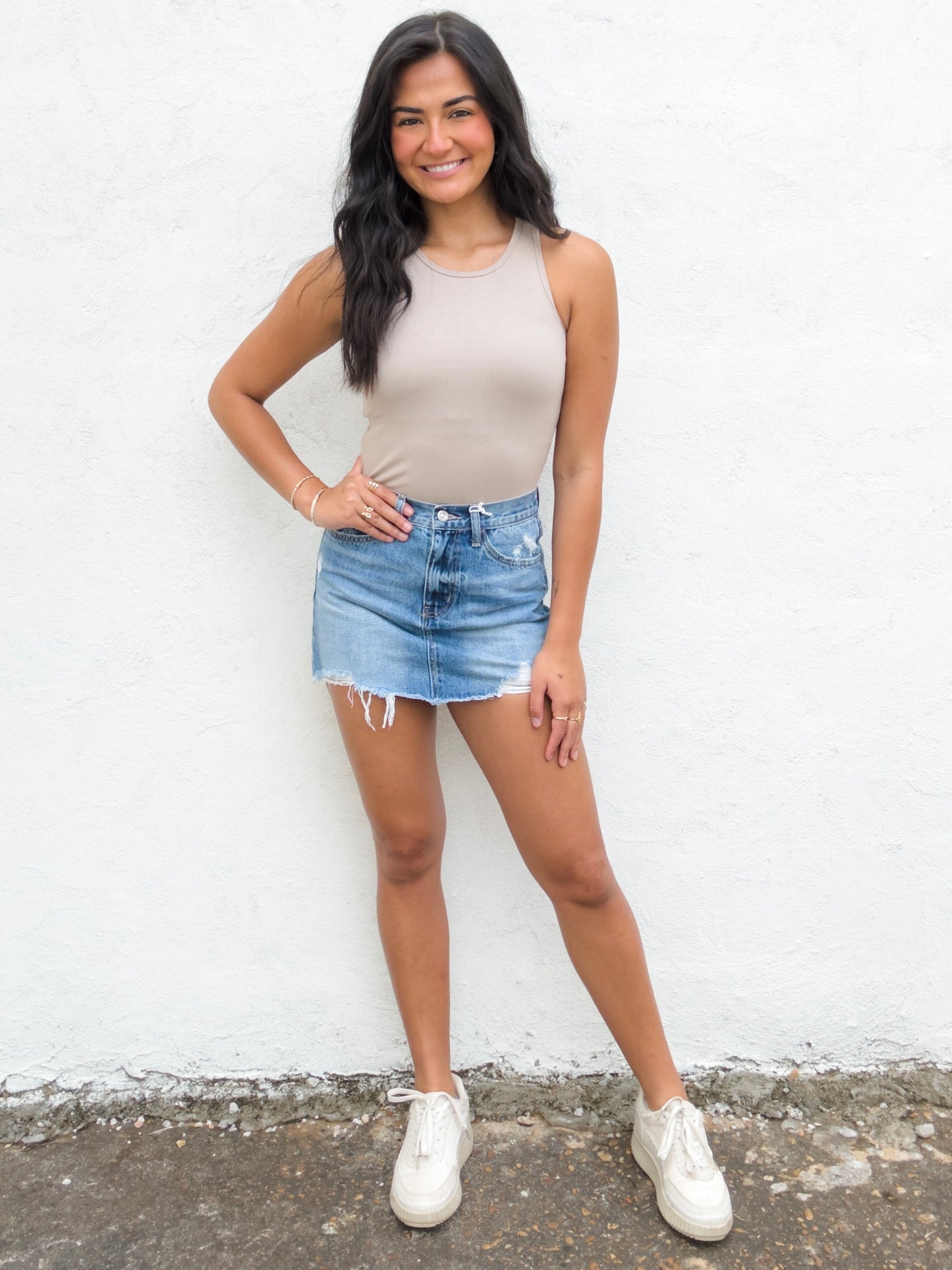 Anna Denim Mini Skirt