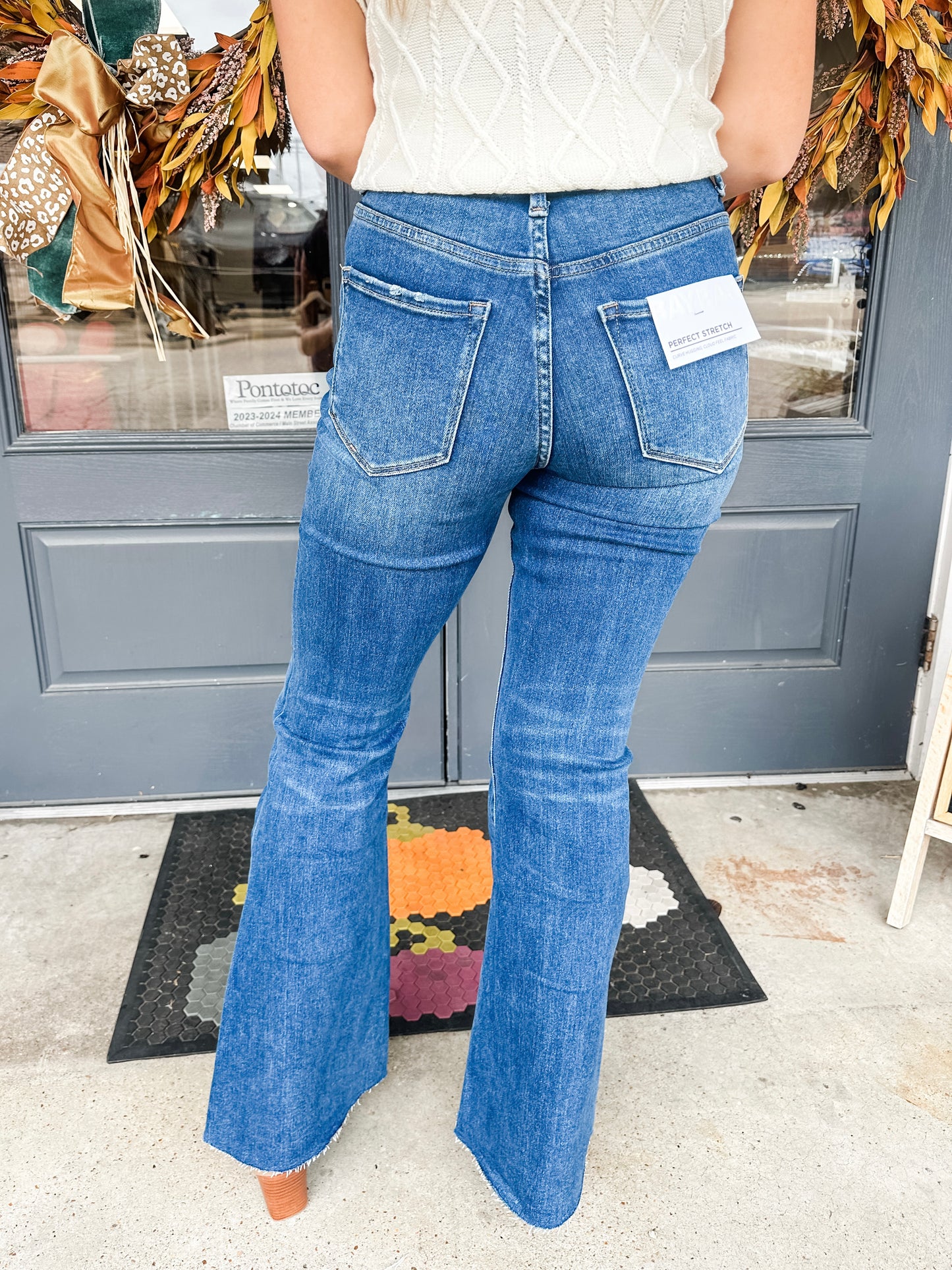 Midnight Thunder Flare Jeans