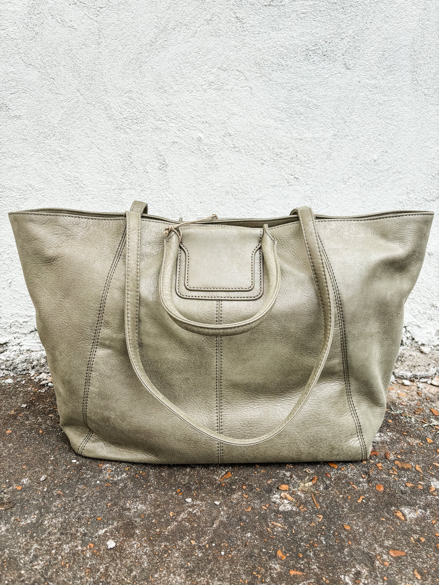 Sheila East-West Tote Burnished Sage