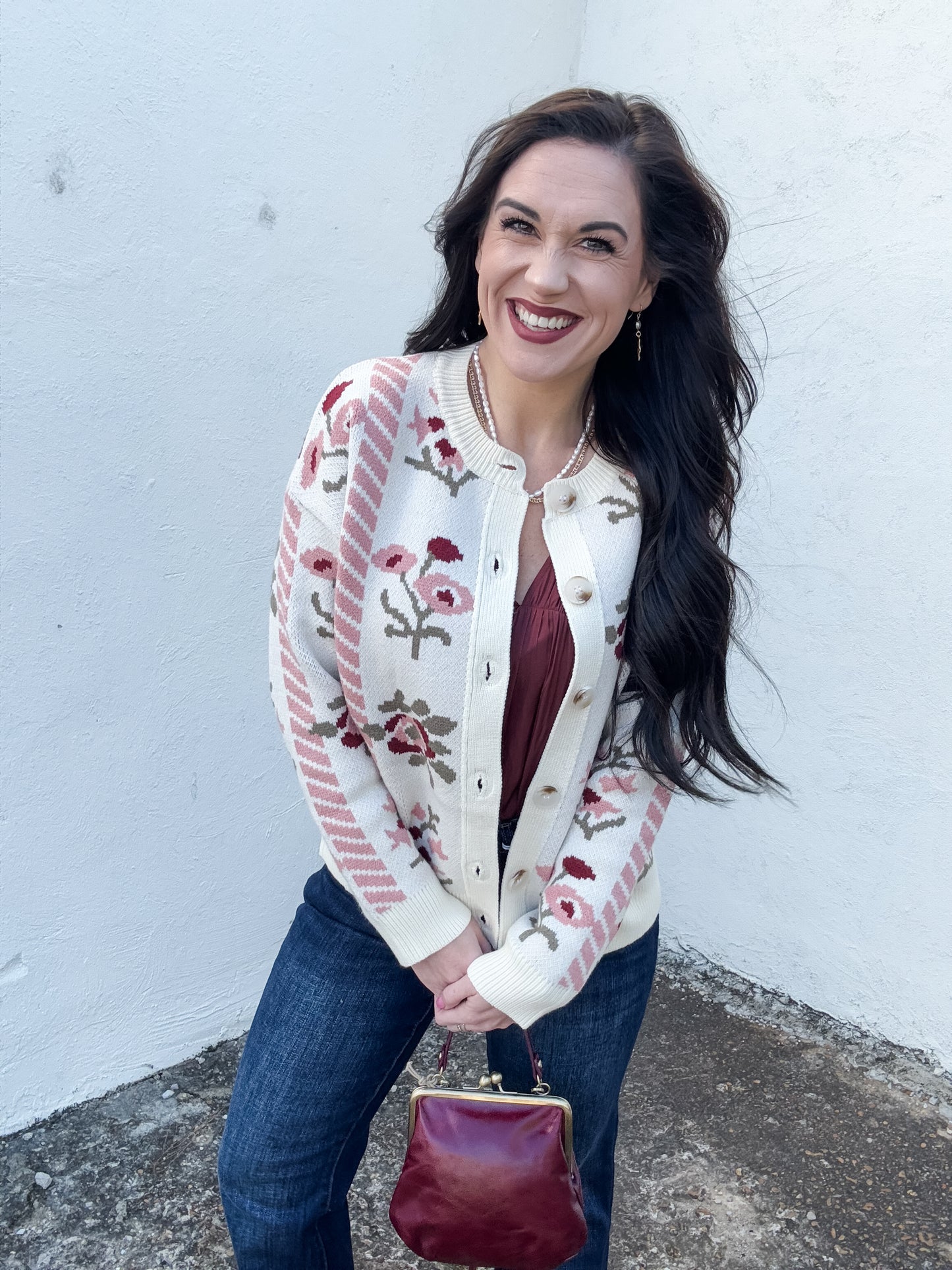 Floral Bouquet Cardigan