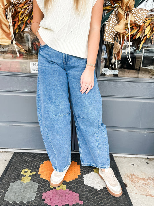 Katia Barrel Leg Jeans