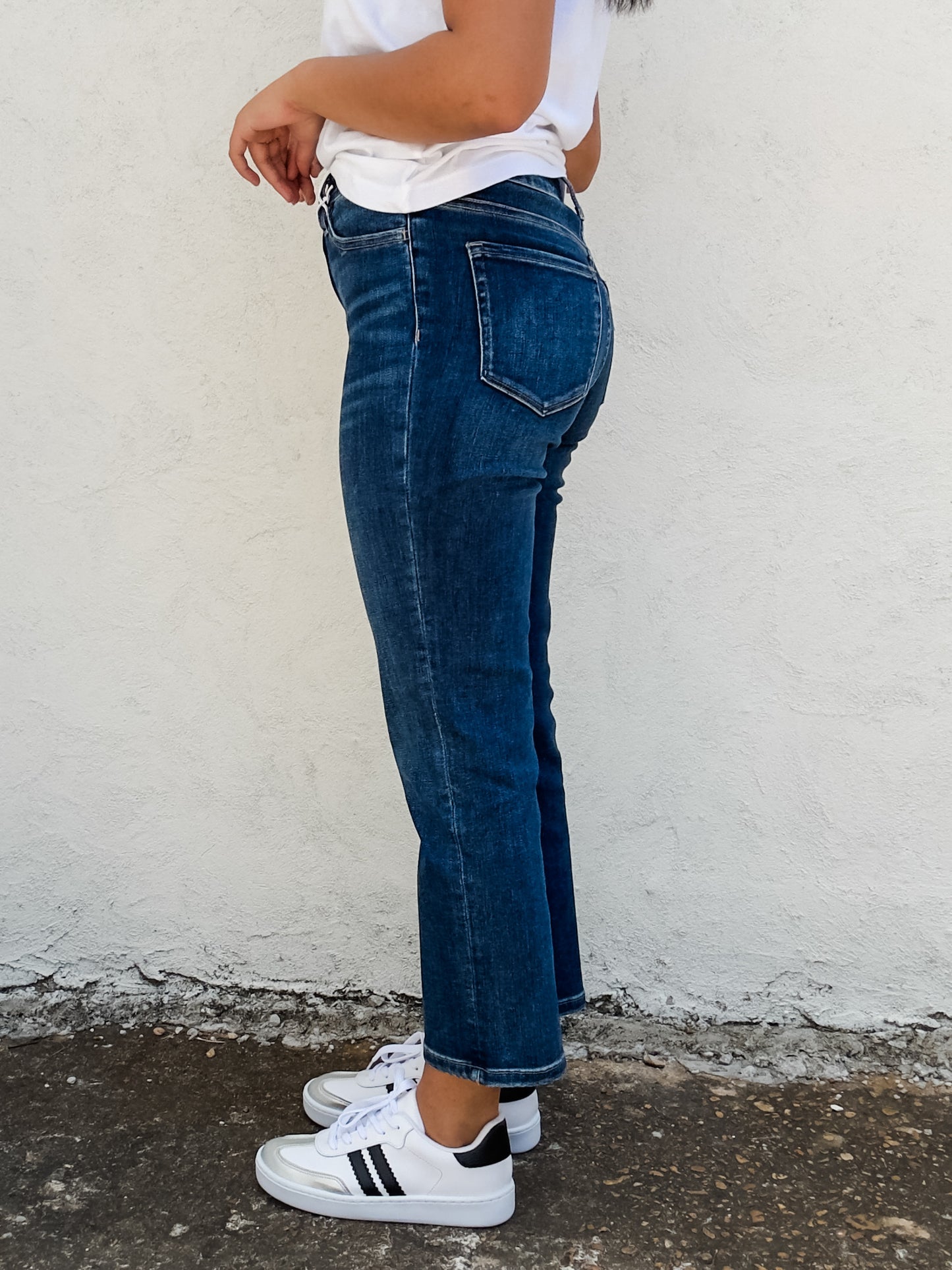 Leanna High Rise Straight Leg Jeans