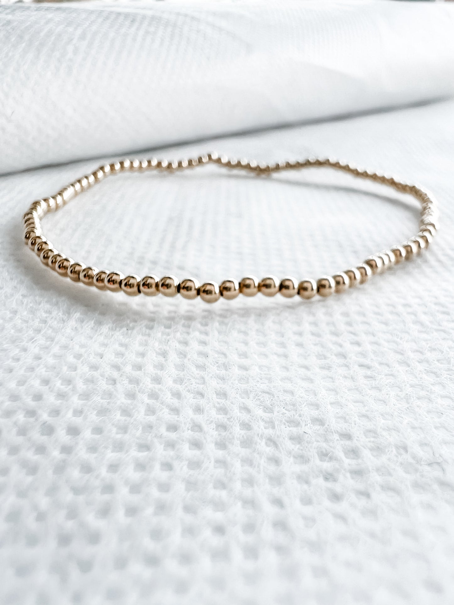 Gold-Filled Ball Bracelet 2mm