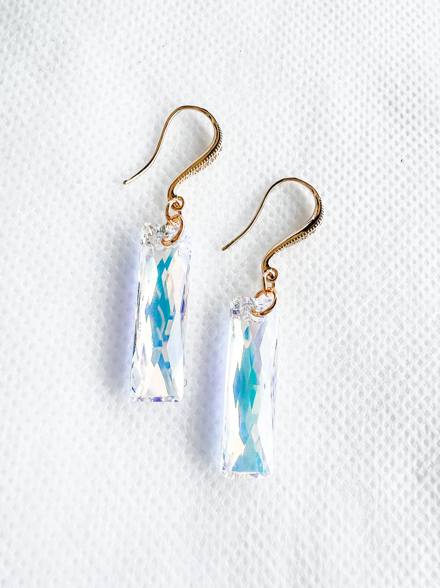 Crystal Baguette Earrings