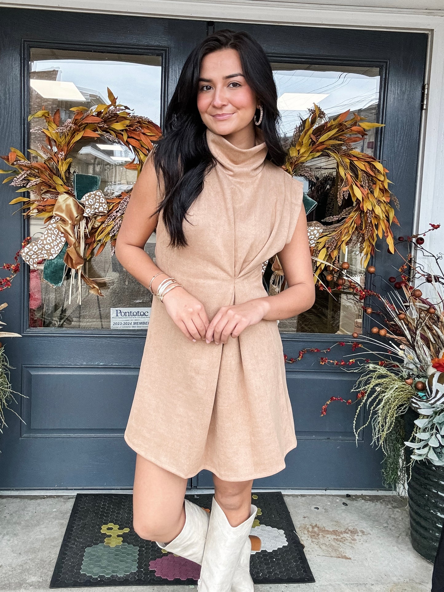 Jalori Suede Dress