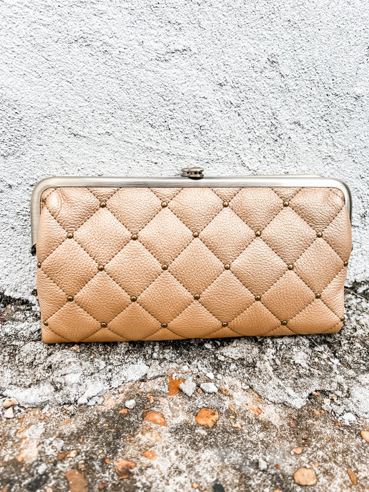 Lauren Clutch Wallet Dusty Gold