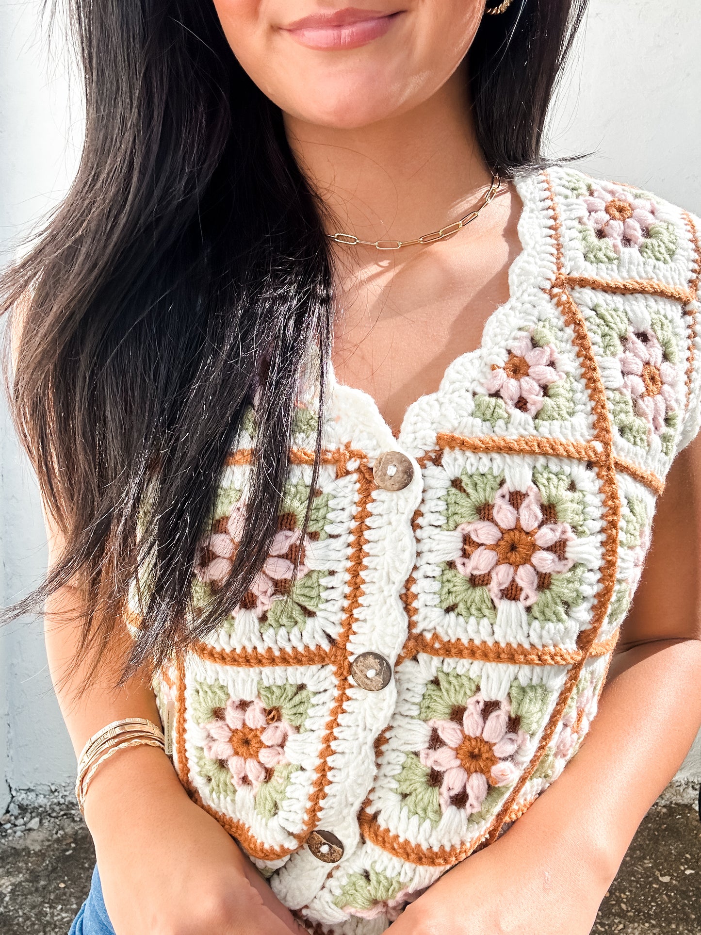 Crochet Chic Sweater Vest