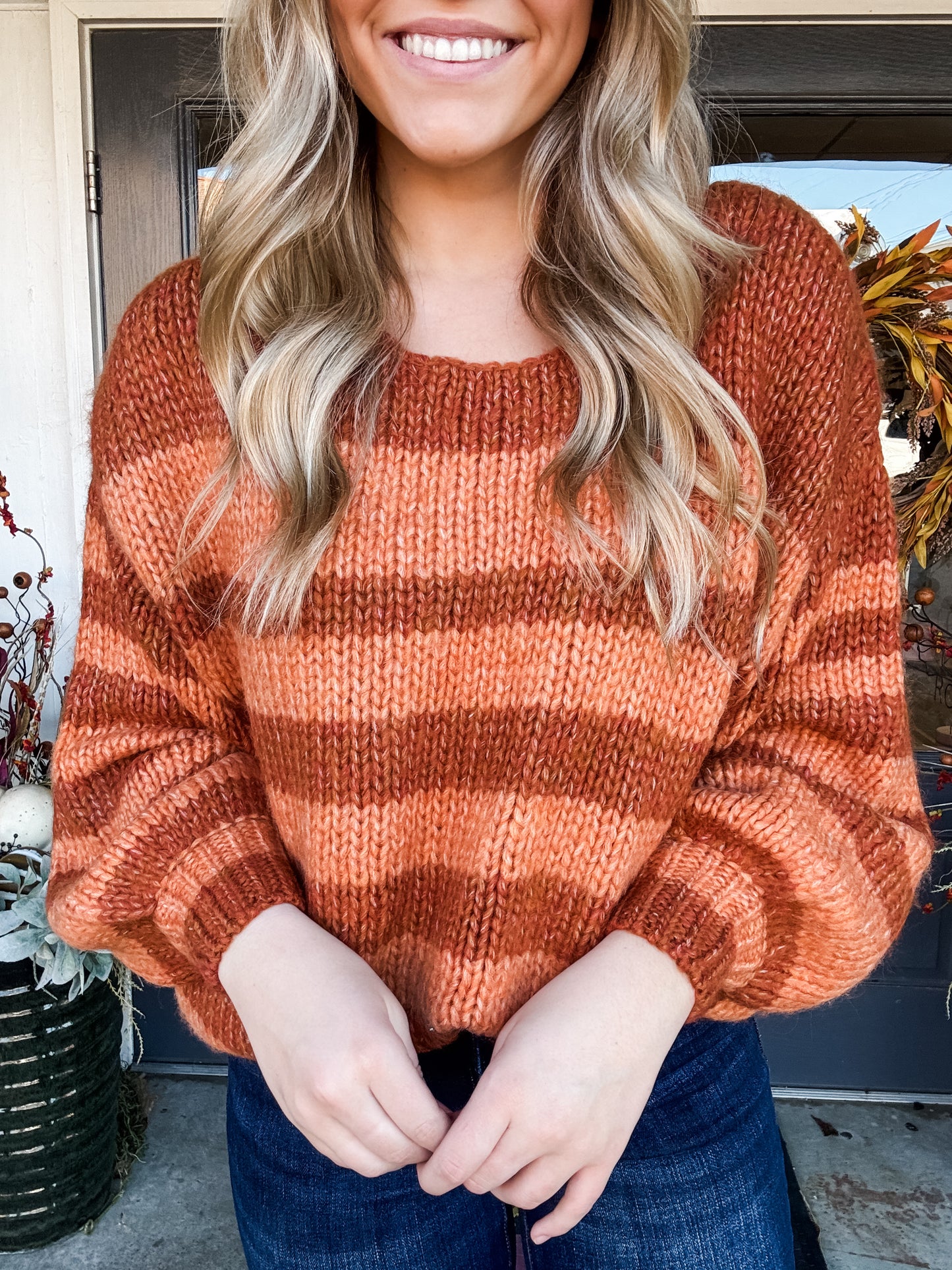 Autumn Stripe Sweater