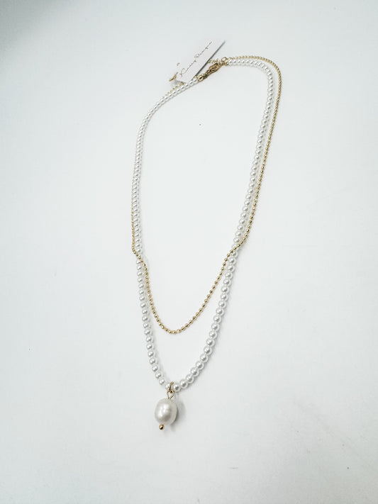 Opaline Double Layer Necklace