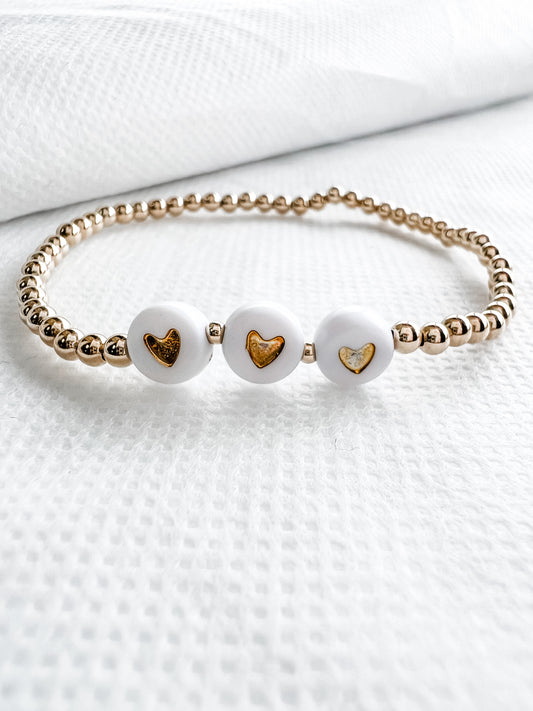 Gold Heart Bracelet