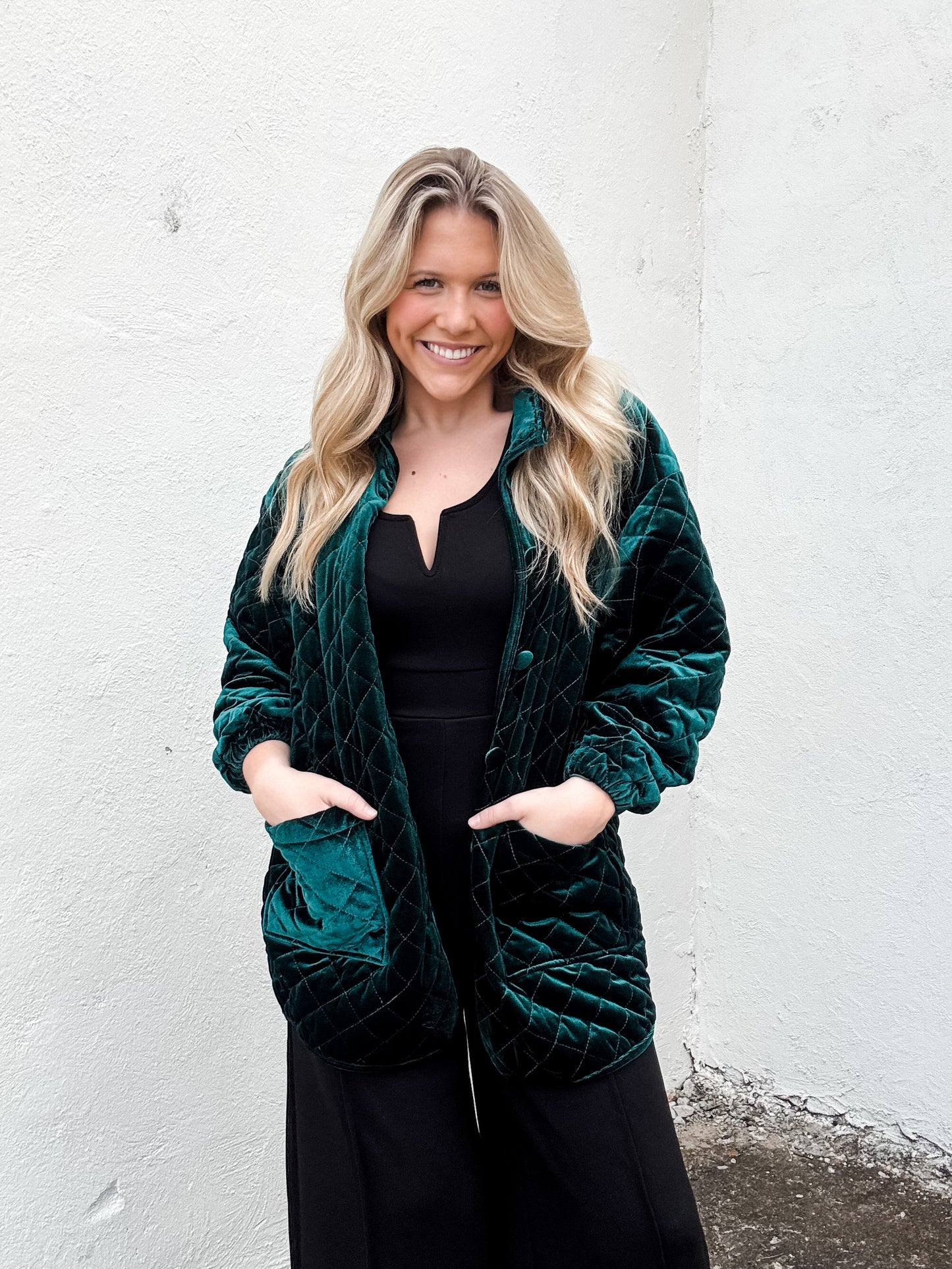 Emerald City Velvet Coat