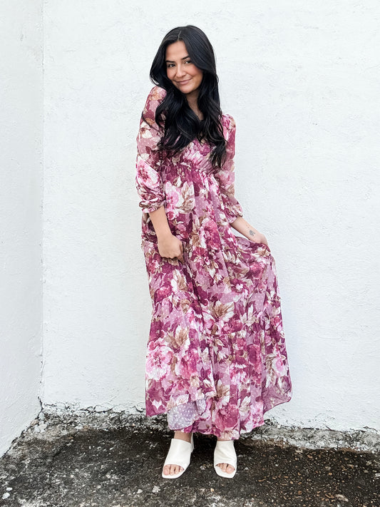 Camellia Mauve Maxi Dress