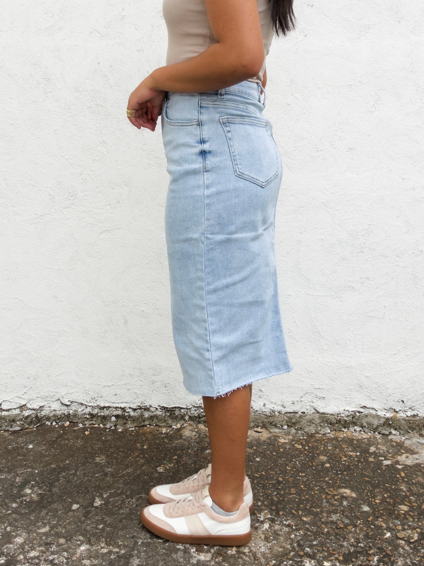 Debby Stretch Denim Skirt