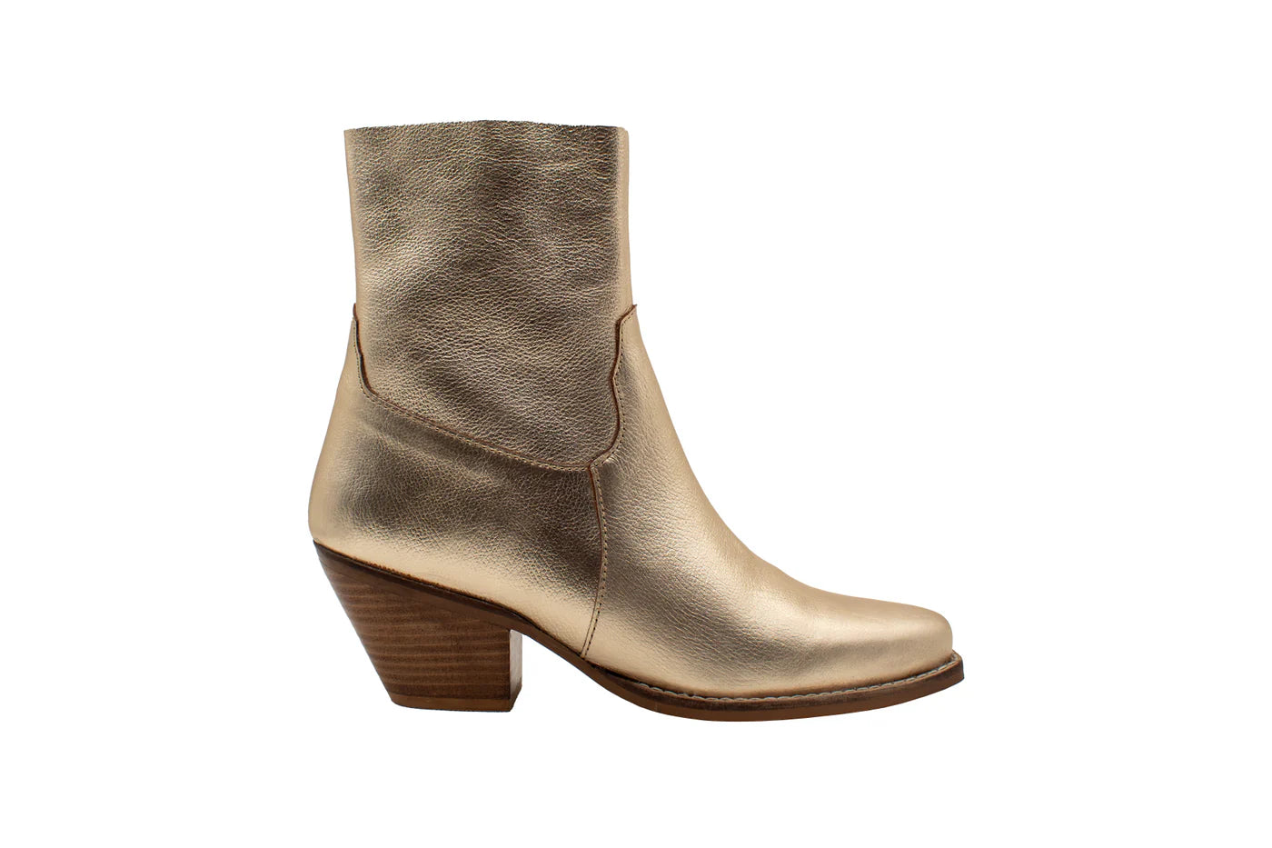 Lariat Gold Bootie