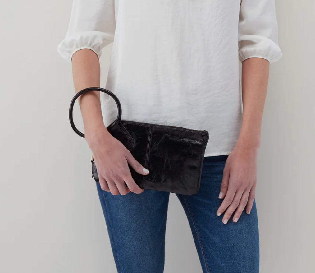 Sable Clutch/Wristlet Black