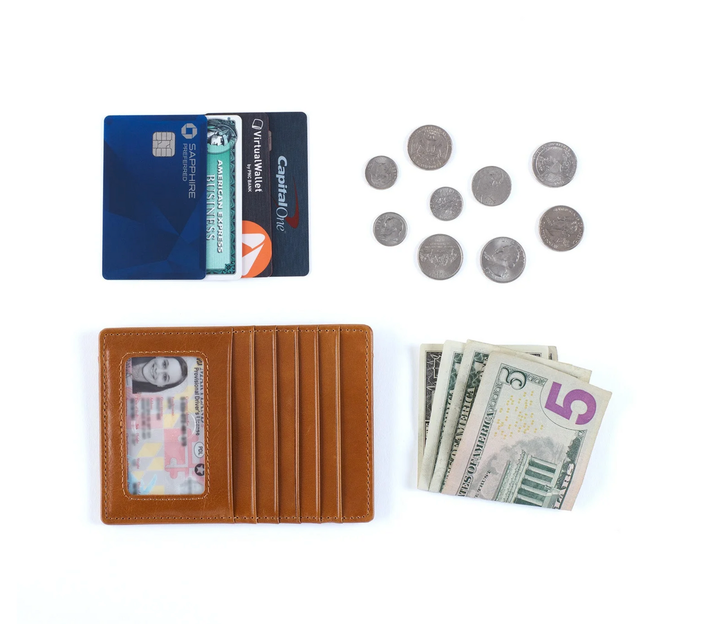 Euro Slide Card Case Truffle