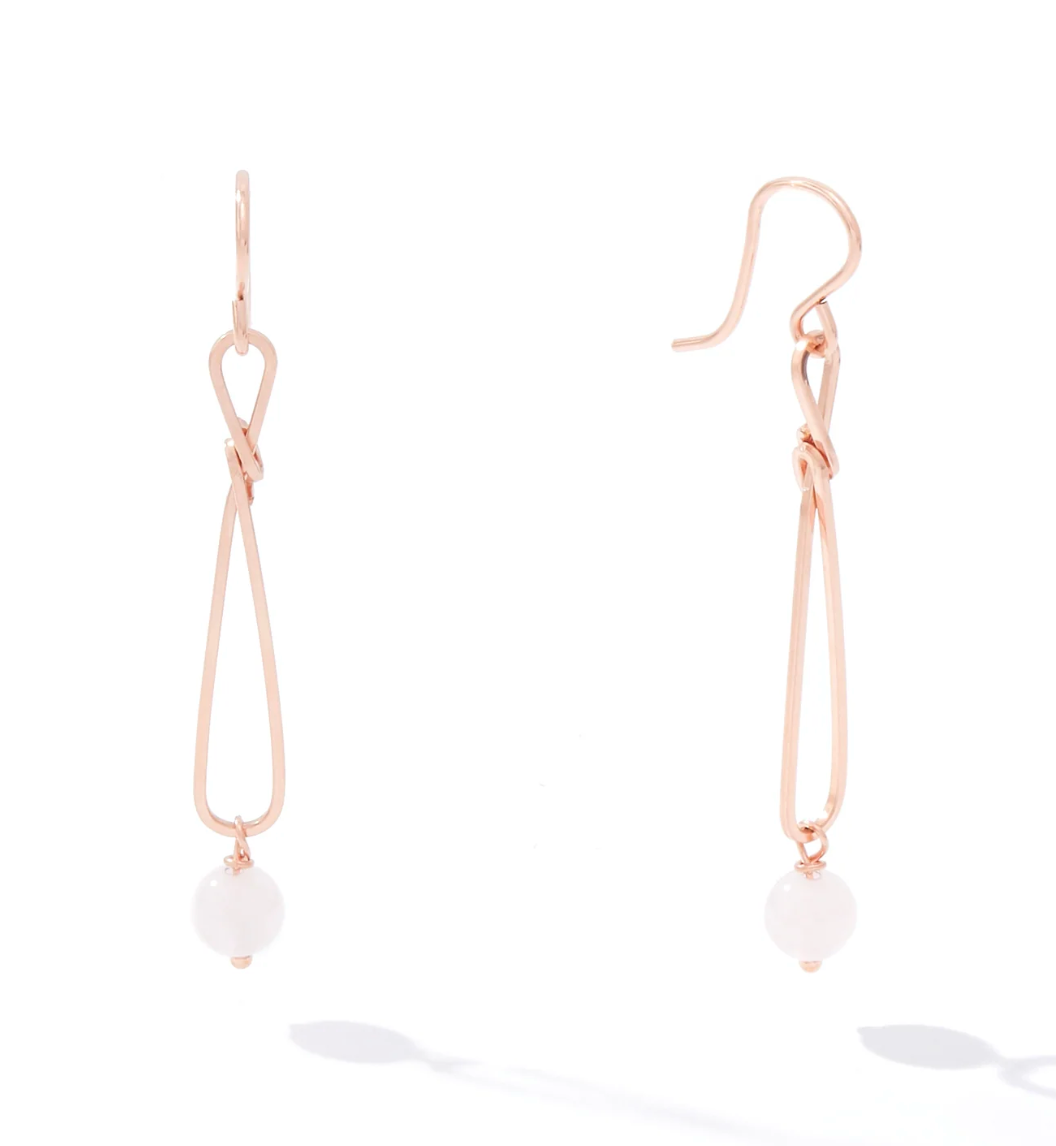 Be Mine Rose Gold Earrings