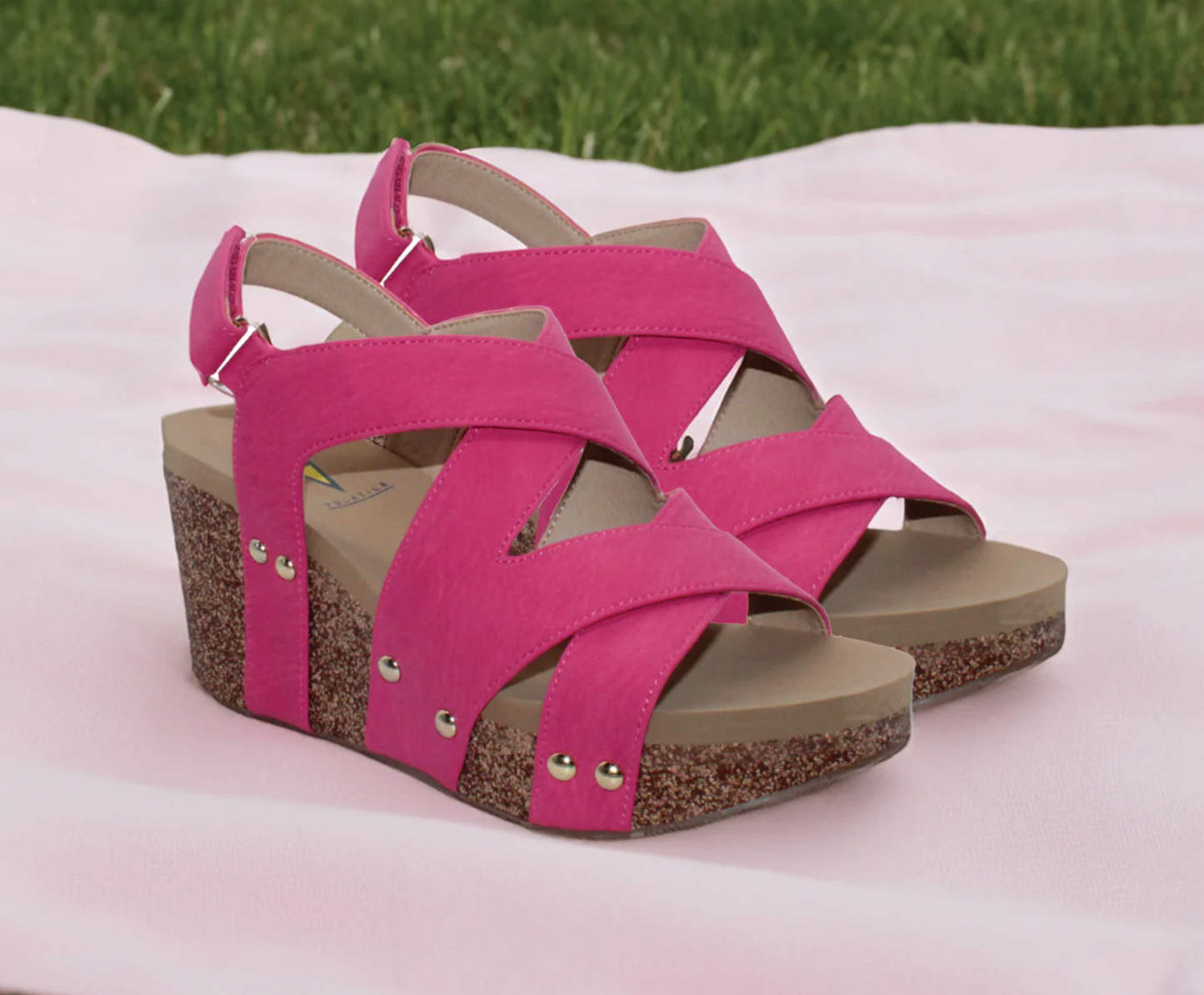 Tory Sandal Fuchsia