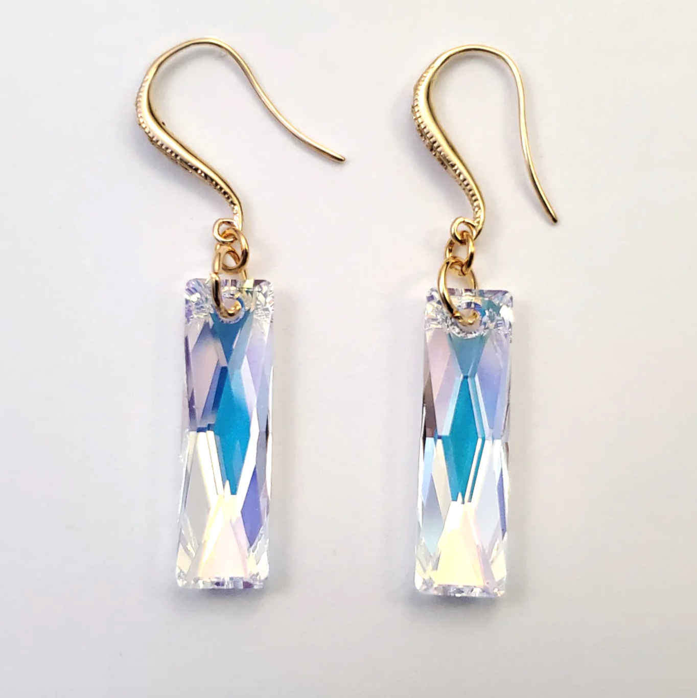 Crystal Baguette Earrings