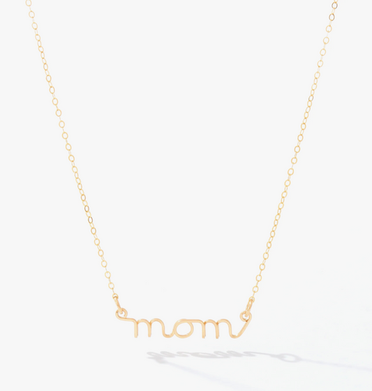 MOM Necklace Gold