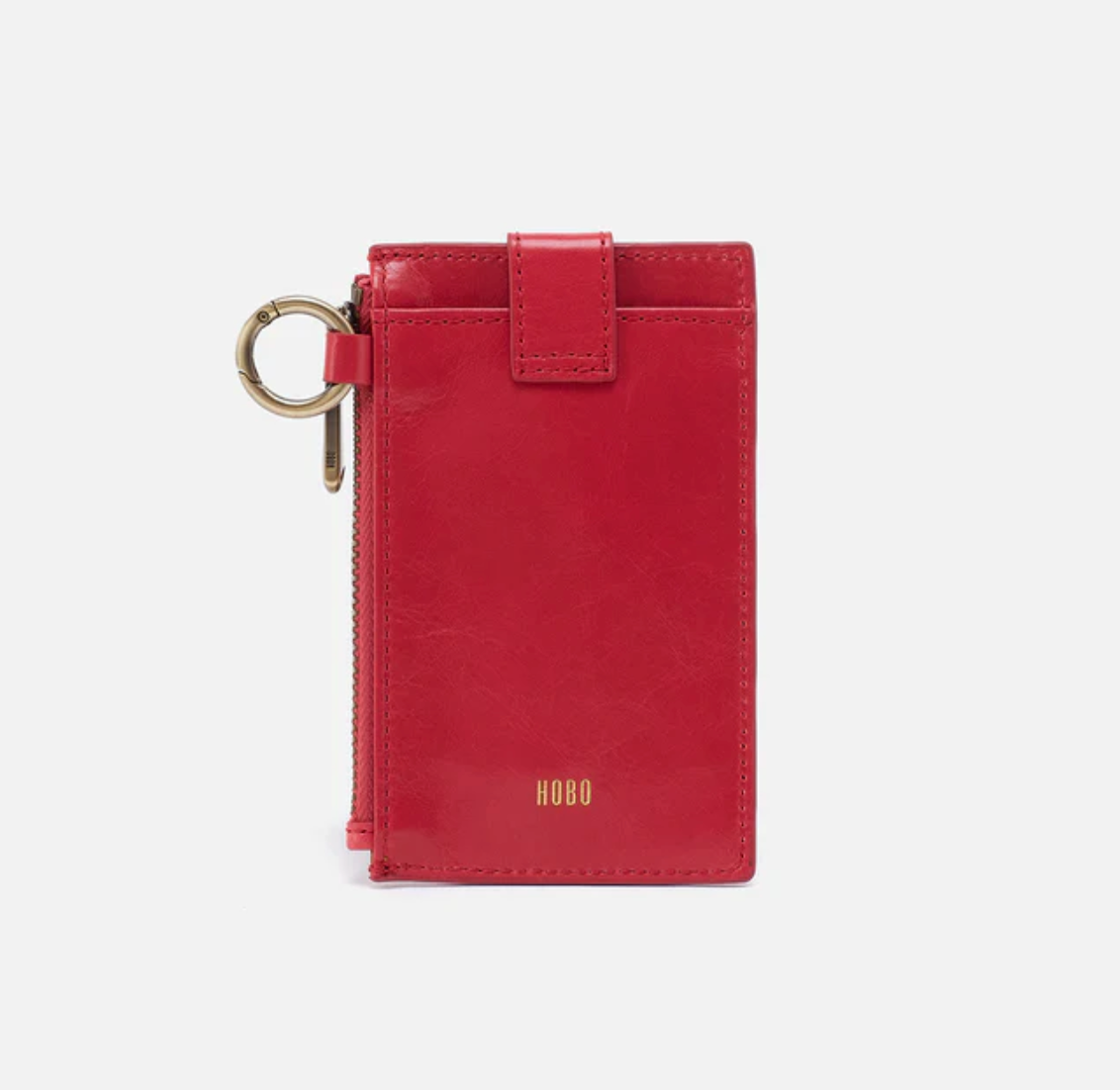 Ring Credit Card Wristlet Hibiscus