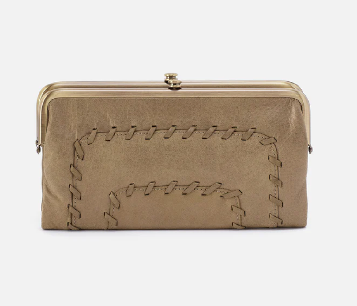 Lauren Clutch-Wallet Burnished Sage